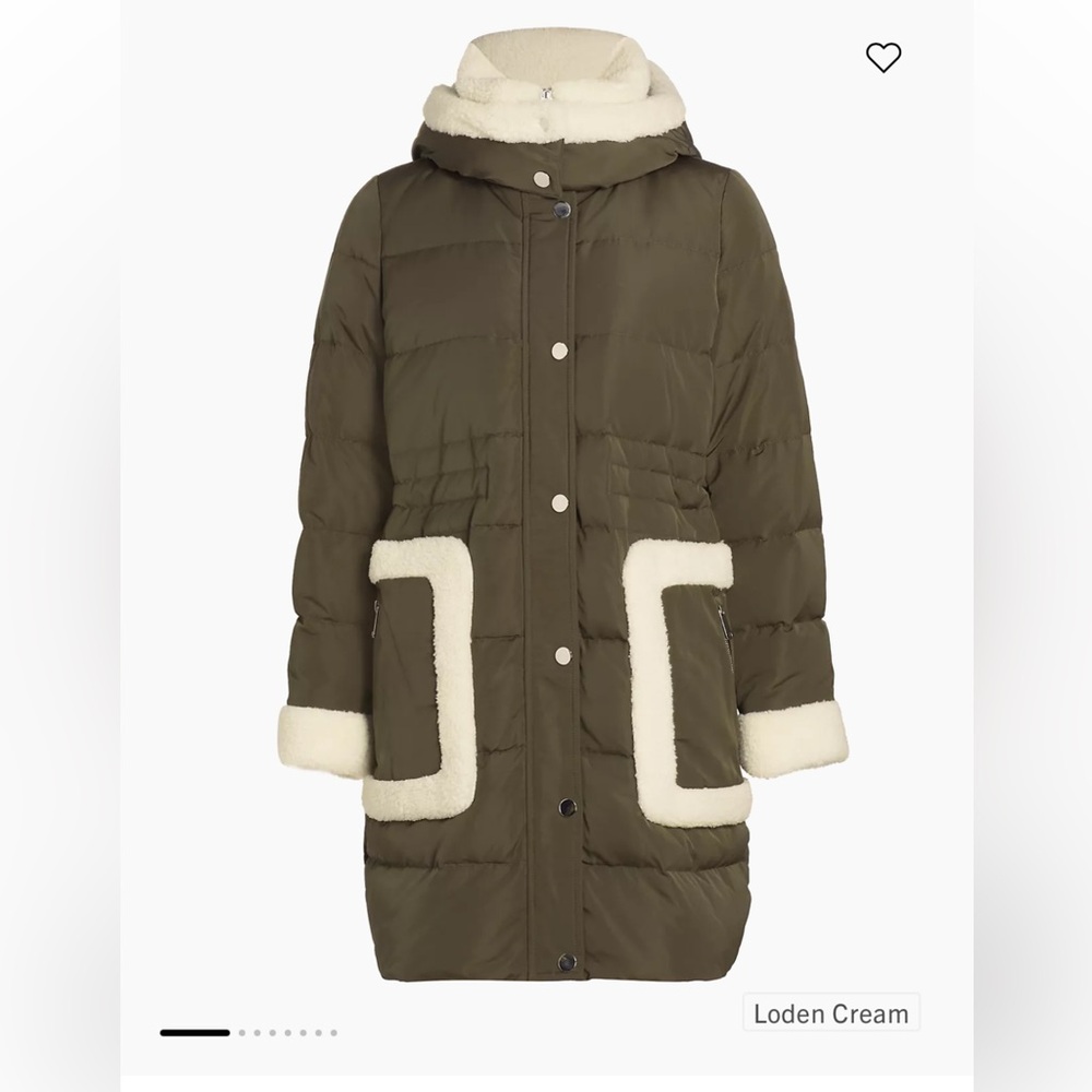 Mercer Collective Liz Sherpa Trim Puffer